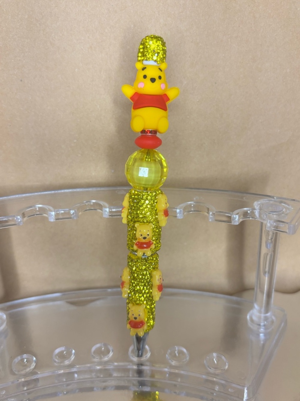 Yellow Winnie the Pooh Decorative Pen